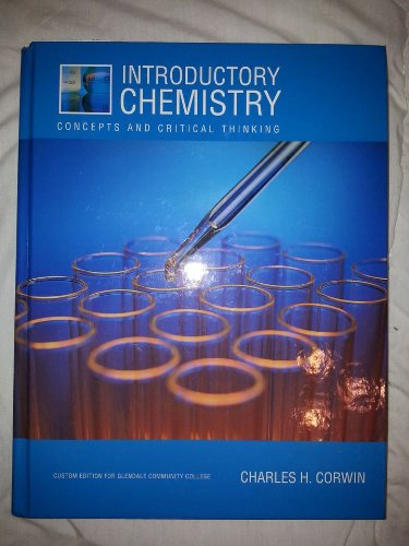 Imagen de archivo de Introductory Chemistry (Custom Edition for Glendale Community College) a la venta por HPB-Red