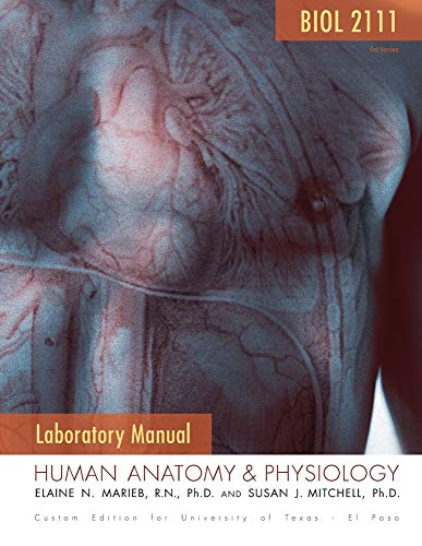 Beispielbild fr Human Anatomy and Physiology Laboratory Manual for University of Texas at El Paso UTEP zum Verkauf von Books From California