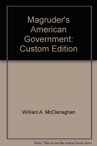 9780558765996: Magruder's American Government: Custom Edition