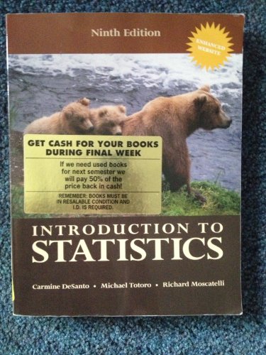 9780558768300: Introduction to Statistics (9th Edition)