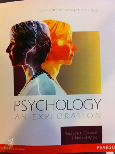 9780558782986: Psychology an Exploration (Custom Edition for Farmingdale State College)