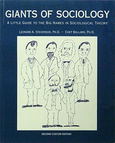 Stock image for Giants of Sociology for sale by SecondSale