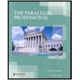 Stock image for The Paralegal Professional for sale by HPB-Red