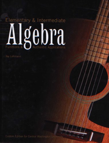 9780558843878: Title: Elementary Intermediate Algebra Custom Edition fo