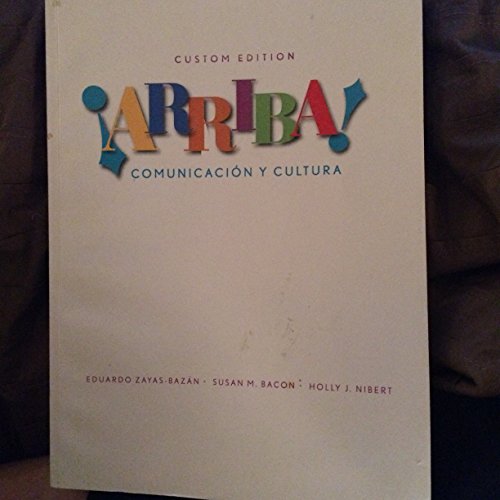 Beispielbild fr Arriba! Comunicacion y Cultura (Custom Edition) zum Verkauf von BookHolders