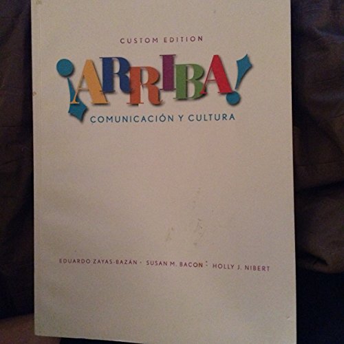 Stock image for Arriba! Communicacion Y Cultura, Custom Edition for sale by Irish Booksellers