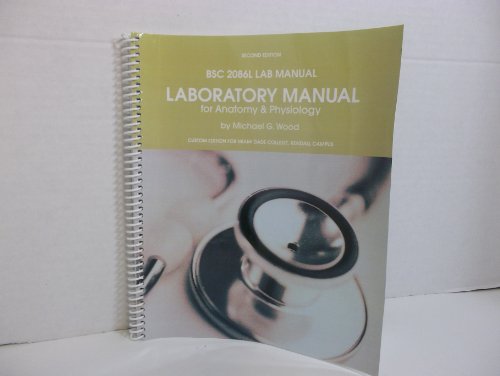 Stock image for Laboratory Manual for Anatomy & Physiology (BSC 2086L Lab Manual, Custom Edition for Miami Dade College, Kendall Campus) for sale by MY BOOKS N ME