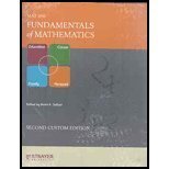 Beispielbild fr Mat090 Fundamentals of Mathematics 2nd 04 zum Verkauf von ThriftBooks-Dallas