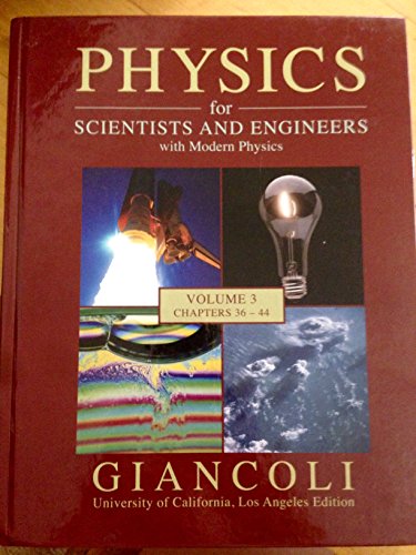 Stock image for Physics for Scientists and Engineers with Modern Physics (Volume 3 Chapters 36-44, UCLA Edition volume 3) for sale by KuleliBooks