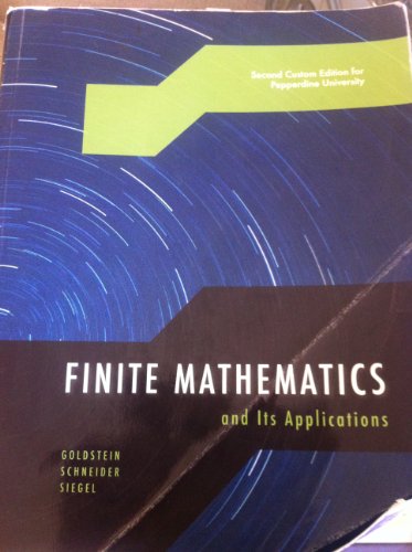 Stock image for Finite Mathematics and Its Applications, 2/e for sale by Books From California