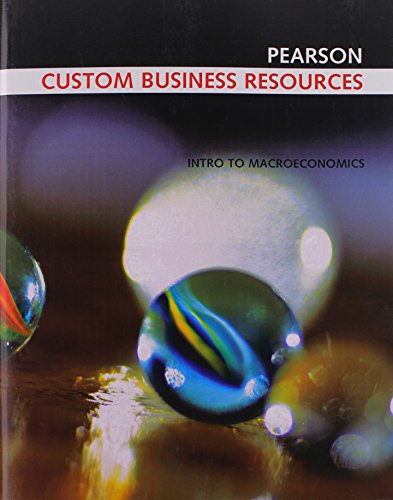 Imagen de archivo de Pearson Custom Business Resources Intro to Macroeconomics a la venta por ThriftBooks-Dallas