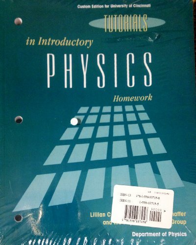 Imagen de archivo de Tutorials In Introductory Physics and Homework Package [Paperback] a la venta por SecondSale