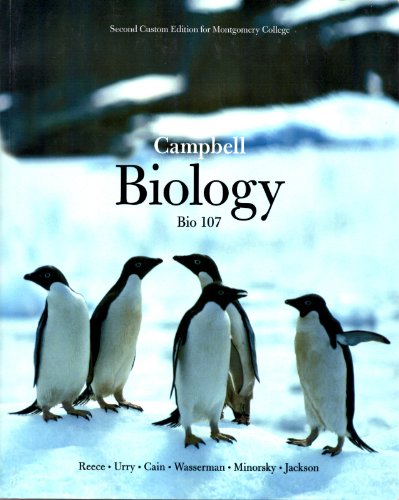 Beispielbild fr Campbell Biology, 9th Edition: Bio 107 Custom Edition for Montgomery College, 2nd Edition zum Verkauf von Better World Books