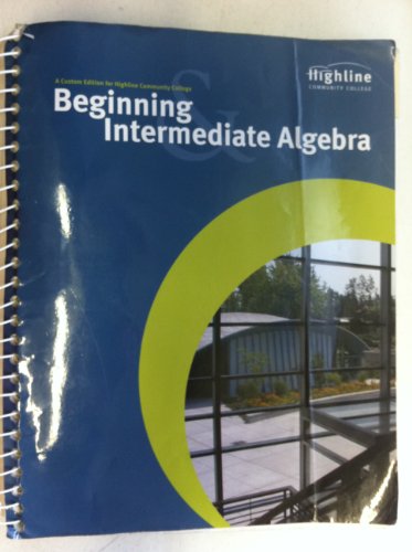 Beispielbild fr Highline Community College Beginning Intermediate Algebra zum Verkauf von Seattle Goodwill