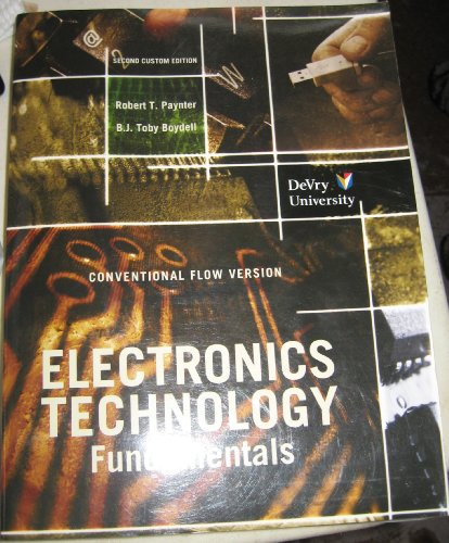 Imagen de archivo de Electronics Technology Fundamentals a la venta por HPB-Red