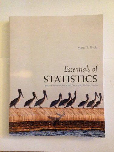 Beispielbild fr Title: ESSENTIALS OF STATISTICS-W/CD zum Verkauf von Books From California