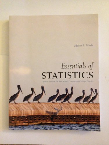 Stock image for Title: ESSENTIALS OF STATISTICS-W/CD for sale by Books From California