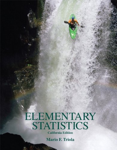 Elementary Statistics Packages California (9780558986476) by Triola, Mario F.