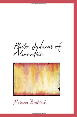 Beispielbild fr Philo-Judaeus of Alexandria zum Verkauf von Revaluation Books