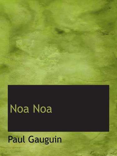 Noa Noa (9780559118517) by Gauguin, Paul