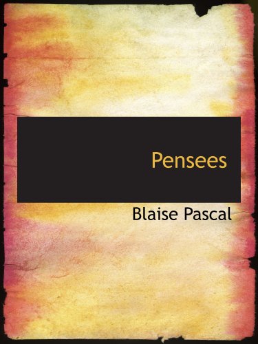 Pensees (9780559124341) by Pascal, Blaise