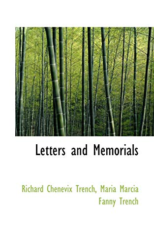 Letters and Memorials (9780559145155) by Trench, Richard Chenevix