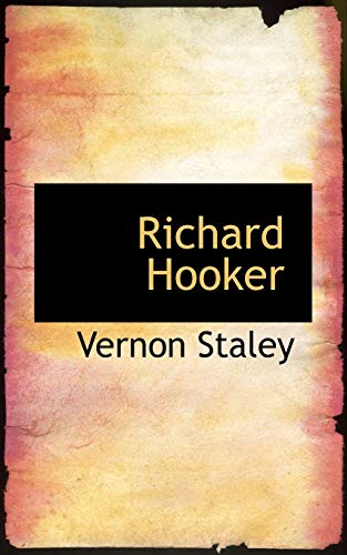 Richard Hooker (9780559215636) by Staley, Vernon