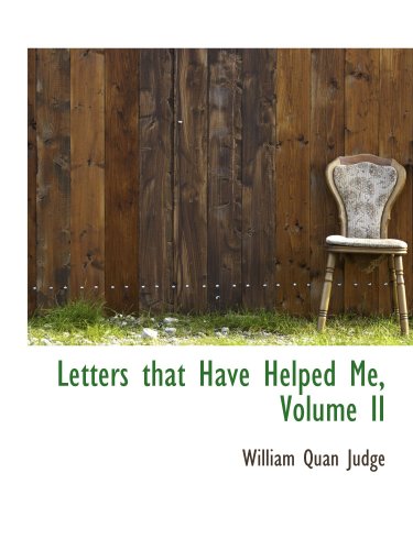 Stock image for Letters that Have Helped Me, Volume II for sale by Revaluation Books