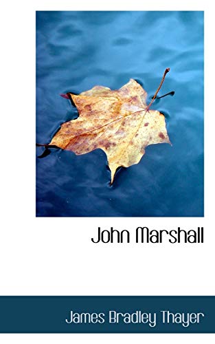 9780559270109: John Marshall