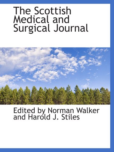 Stock image for The Scottish Medical and Surgical Journal for sale by Revaluation Books