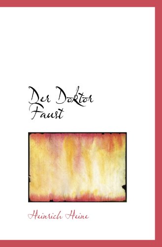 Der Doktor Faust (9780559378430) by Heine, Heinrich