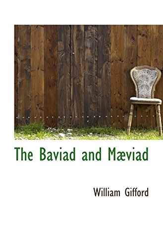 The Baviad and MÃ¦viad (9780559397844) by Gifford, William