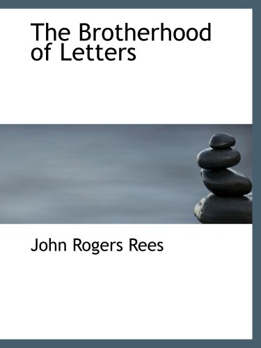 Stock image for The Brotherhood of Letters for sale by Revaluation Books
