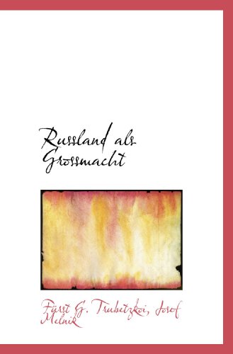 Stock image for Russland als Grossmacht (German Edition) for sale by Revaluation Books