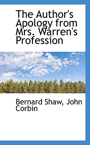 The Author's Apology from Mrs. Warren's Profession (9780559785887) by Shaw, Bernard