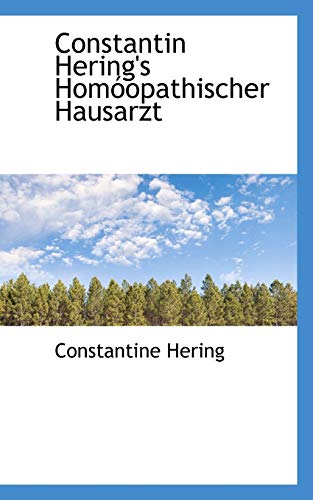 9780559786235: Constantin Hering's Homopathischer Hausarzt