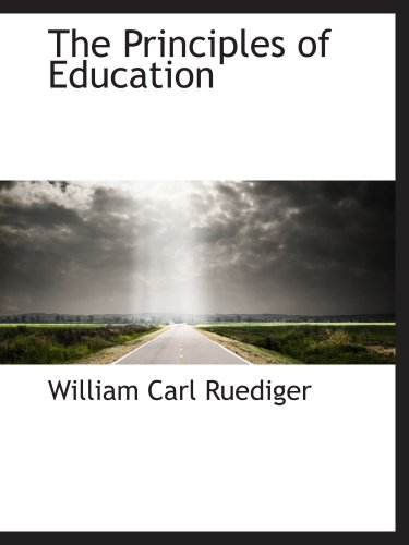 Imagen de archivo de The Principles of Education a la venta por Revaluation Books