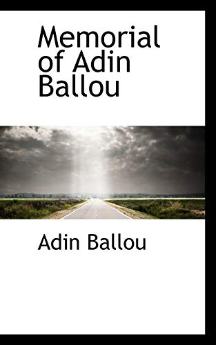 9780559847882: Memorial of Adin Ballou