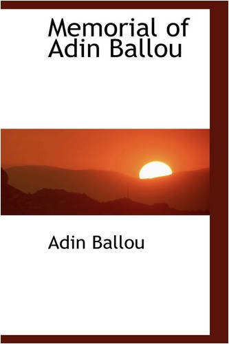 9780559847905: Memorial of Adin Ballou
