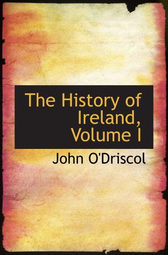 Imagen de archivo de The History of Ireland, Volume I a la venta por Revaluation Books