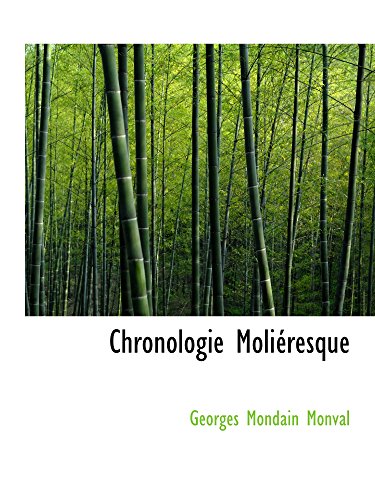 Stock image for Chronologie Moliresque for sale by Revaluation Books