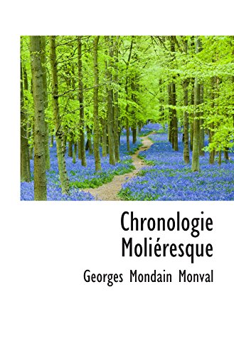 Stock image for Chronologie Moliresque for sale by Revaluation Books