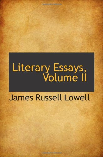 9780559941467: Literary Essays, Volume II