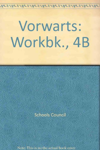 Vorwarts (9780560019261) by Schools Council