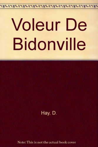 9780560095159: Voleur de Bidonville