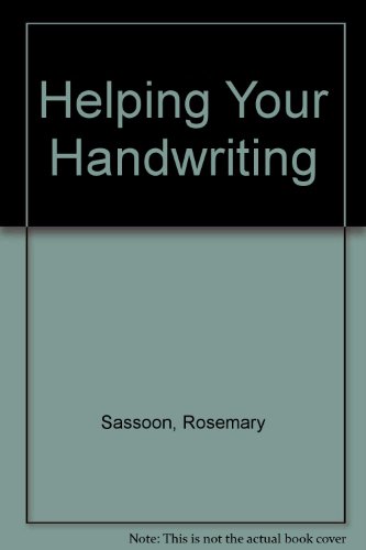 Beispielbild fr Helping Your Handwriting zum Verkauf von WorldofBooks