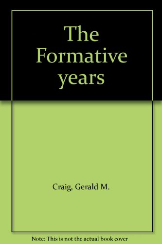 Imagen de archivo de The Formative Years a la venta por WorldofBooks