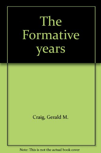 Stock image for The Formative Years for sale by WorldofBooks