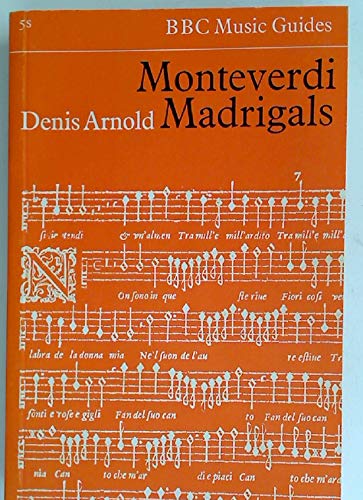 Stock image for Monteverdi Madrigals for sale by Better World Books Ltd