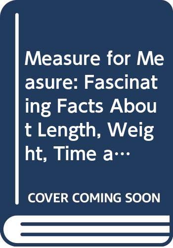 Imagen de archivo de Measure for Measure a la venta por AwesomeBooks